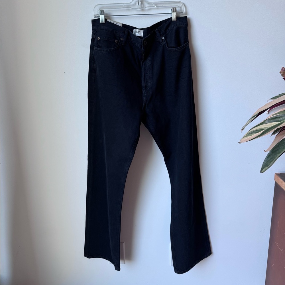 NWT Agolde 90’s pinch waist long high rise straight jeans